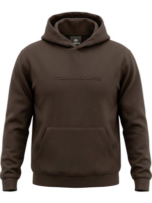 Tommy Life Erkek Garson Sweat Kapuşon Siyah Çocuk Sweatshirt