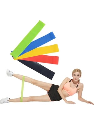 TKÇ Direnç Bandı Egzersiz Lastiği 1 Adet Yoga Pilates Fitness Xml