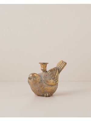 English Home Caline Reçine Dekoratif Obje 20X11X15 cm Gold