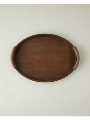 English Home Denita Mdf Dekoratif Tepsi 50X36 cm Kahve