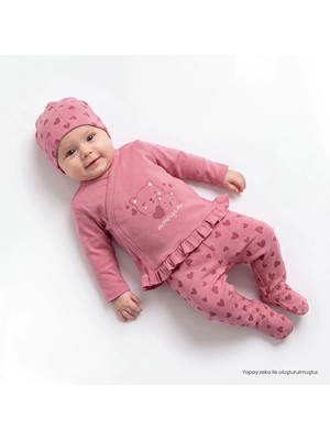 Hellobaby Yenidoğan Zıbın-Şapka-Patikli