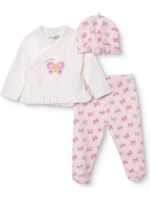 Hellobaby Yenidoğan Zıbın-Şapka-Patikli