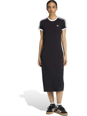 AKD7978 Adidas 3s Dress Kadın Elbise - Etek Siyah