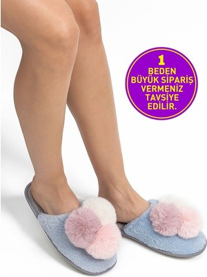Twigy Jess Kadın Ev Terliği Mavi 36/41