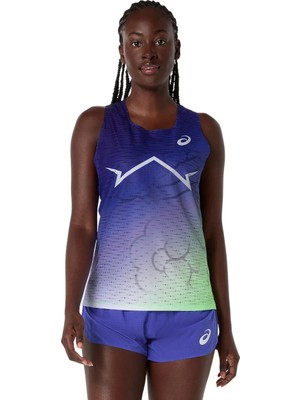 Asics Metaspeed Singlet Kadın Cobalt Burst Atlet 2092A533-415