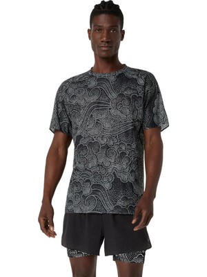 Asics Limited Series Metarun Ss Top Erkek Black/obsidian Grey Kısa Kollu Tshirt 2011D513-001