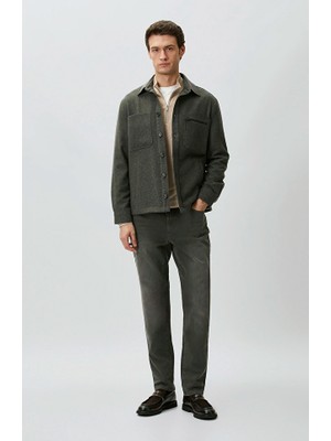 Network Haki Slim Fit Denim Pantolon