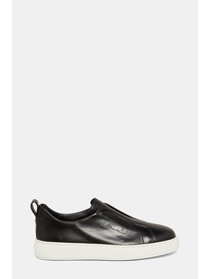 Santoni Santonı Slip-On Leather Sneakers