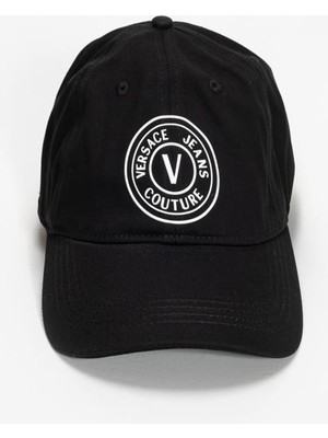 Versace Jeans Couture 76GAZK26ZG205 Cap Wıth Cut In The Mıddle  Hat Siyah