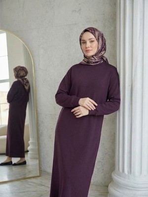 Foremia Manşet Detay Oysho Elbise-Bordo -