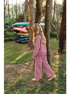 Cigit Sweatshirt Takım 8-12 Yaş Leylak