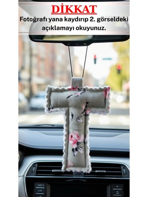 Araba Dikiz Ayna Süsü Harf Kumaş Alfabe -(Fotoğraftaki T Harfi Anahtarlık Temsilidir)