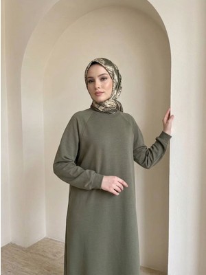 Miostil Reglan Kol Oysho Elbise-Haki