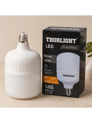 Eldenör 50W E27 T-Şekil Beyaz LED Ampul