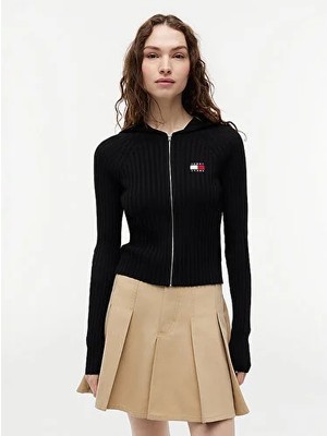 Tommy Hilfiger Tjw Hood Zıpper Cardigan Kazak