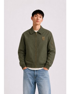 Bad Bear Collar Jacket Khakı 26.01.28.010-C70