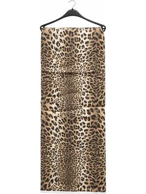 Pamuklu Tek Kişilik Pike 155X220 Leopar Kahve