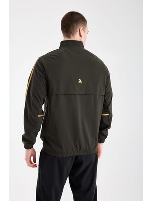 Lacoste Regular Fit Haki Şeritli Mevsimlik  Ince Eşofman  Takımı
