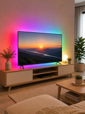 Birsence Dekoratif Rgb Şerit LED 5 Metre Uzunluk ile
