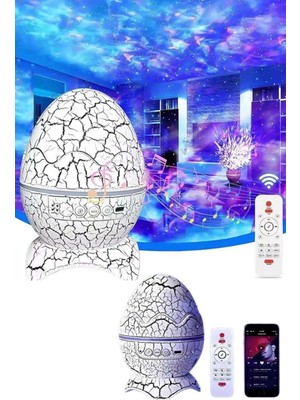Birsence Dinozor Yumurtası Bluetooth Hoparlör 5W Gece Lambası