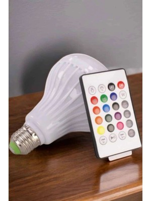 Birsence Estetik Tasarımlı Kablosuz Bluetooth Hoparlör ve LED Lamba