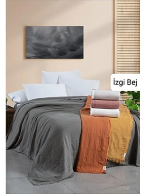 Tek Kişilik Pike 220X240 Tütün