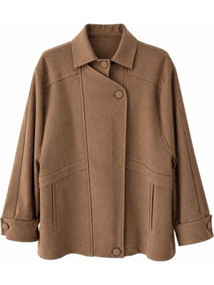 Retrobird Ruby Bomber Ceket Mont Kadın Açık Kahve