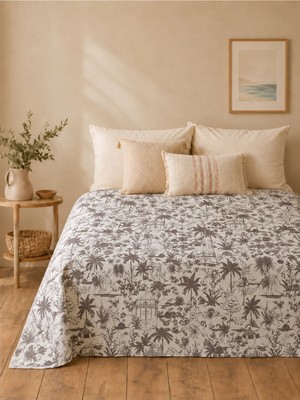 Dijital Baskılı Çift Kişilik Pike 200X230 cm