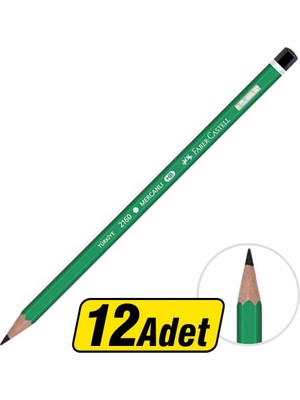2 Adet Faber-Castell 2160 Hb Mercanlı Kurşun Kalem 12'li Paket