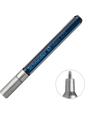 Schneider Maxx 271 Boya Marker Kalem Gümüş