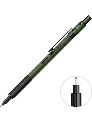 2 Adet Scrikss Matri-X Versatil Uçlu Kalem 0.7 mm Yeşil