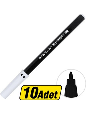 Pensan 3003 Keçeli Kalem Siyah 10'lu Paket