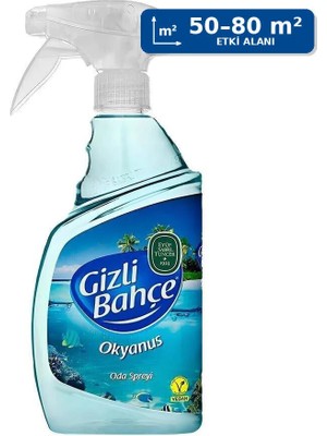5 Adet Eyüp Sabri Tuncer Gizli Bahçe Okyanus Oda Spreyi 500 ml