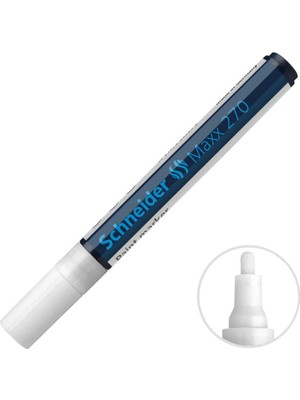 4 Adet Schneider 270 Maxx Boya Marker Kalem Beyaz