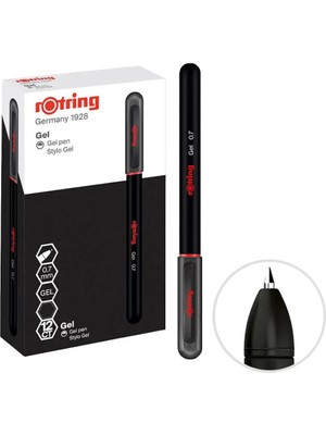 2 Adet Rotring Jel Kalem 0.7 mm Siyah 12 Adet - 12 Al 10 Öde