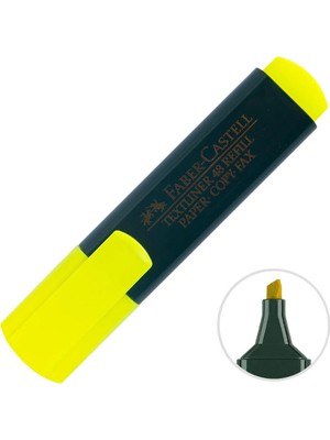 4 Adet Faber-Castell 48 Fosforlu Kalem Sarı