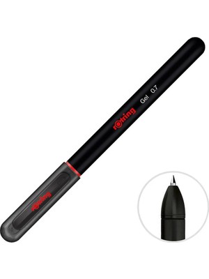 4 Adet Rotring Jel Kalem 0.7 mm Siyah