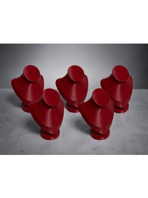 3D Tasarım Kolye Standı Takı Sergileme Büstü(5li Ürün )