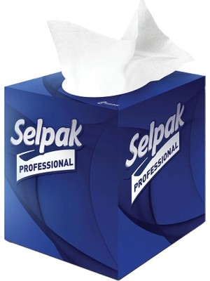 3 Adet Selpak Professional Butik Kutu Mendil 48 Yaprak