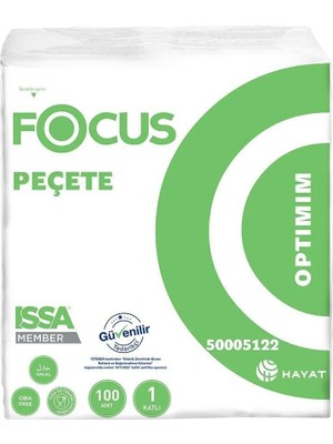 2 Adet Focus Optimum Peçete 100 Yaprak