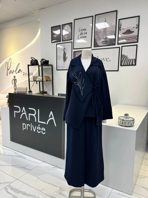 Nuss Nakış Detaylı Ceket & Pantolon Takım