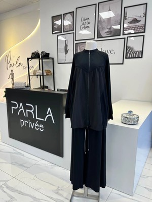 Nurcan Çetin Fermuar Detaylı Pantolon Takım