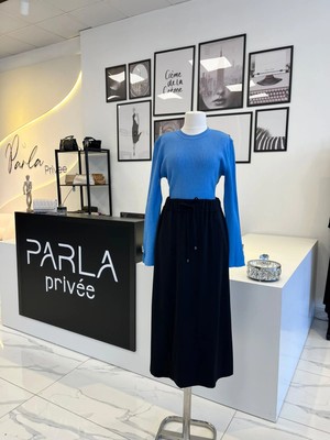 Sentez Pure Yanı Biyeli Etek