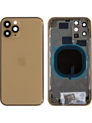 Skygo Revify Iphone 11 Pro Uyumlu Boş Kasa + Kapak Gold Altın