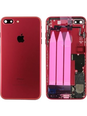Skygo Revify iPhone 7 Plus Uyumlu Full Dolu Kasa (Kırmızı)