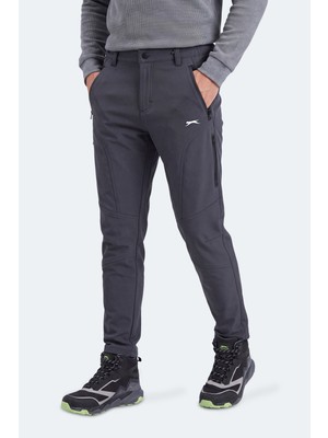 Slazenger Celyon Erkek Içi Polarlı Rüzgar ve Su Geçirmez Softshell Antrasit Pantolon