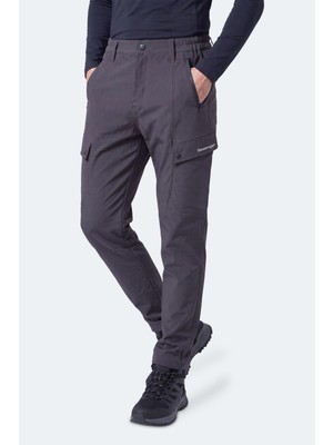 Slazenger Clımax I Erkek Içi Polarlı Rüzgar ve Su Geçirmez Softshell Antrasit Pantolon