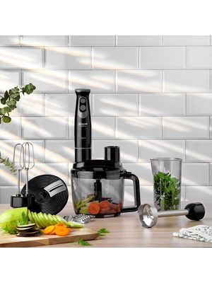 Str Store Schafer Chef Pro Multi Blender Set-Siyah/antrasit