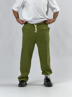 Cocopelli Paça Ayarlamalı Regular Haki Erkek Jogger Pantolon COC3565