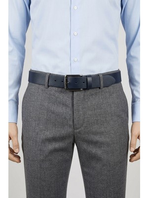 ONZ Hakiki Deri Erkek Spor Kemer - Kot ve Jeans Pantolon Uyumlu_4.5 cm